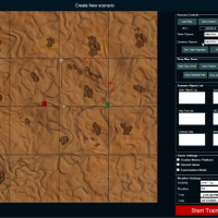 Battle tank training simulator zatnav